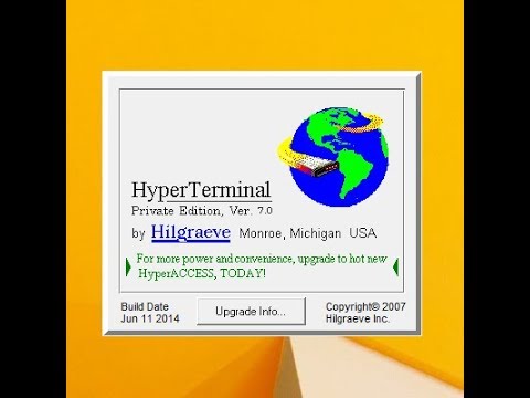 install hyperterminal in windows 10